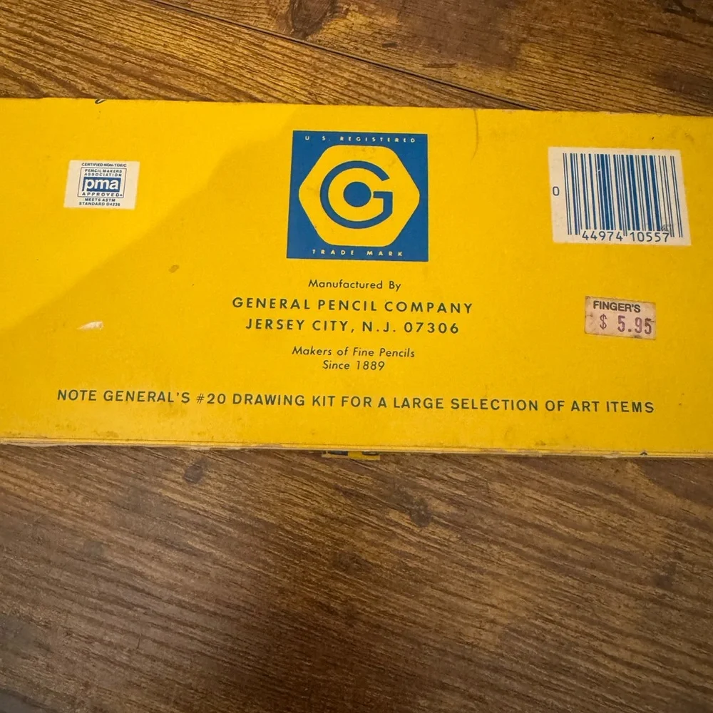 General’s No‎ 10 Drawing Pencil Kit Vintage USA Charcoal Sketch Set